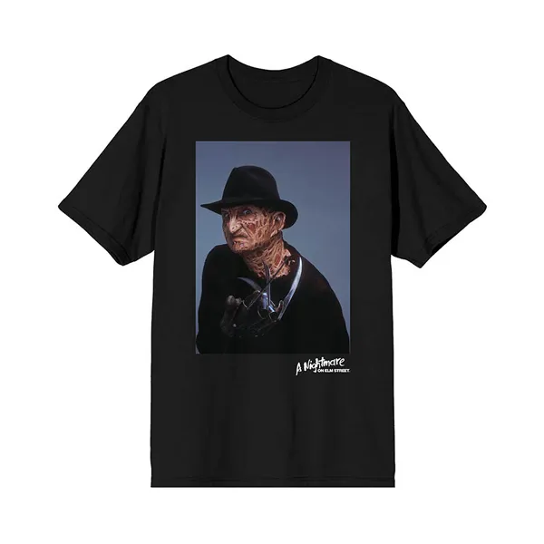 A Nightmare On Elm Street T-shirt with Freddy Krueger, black