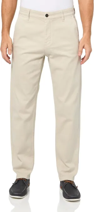BOSS Techno Twill Tapered Chino Trousers,Oat Cream,3632