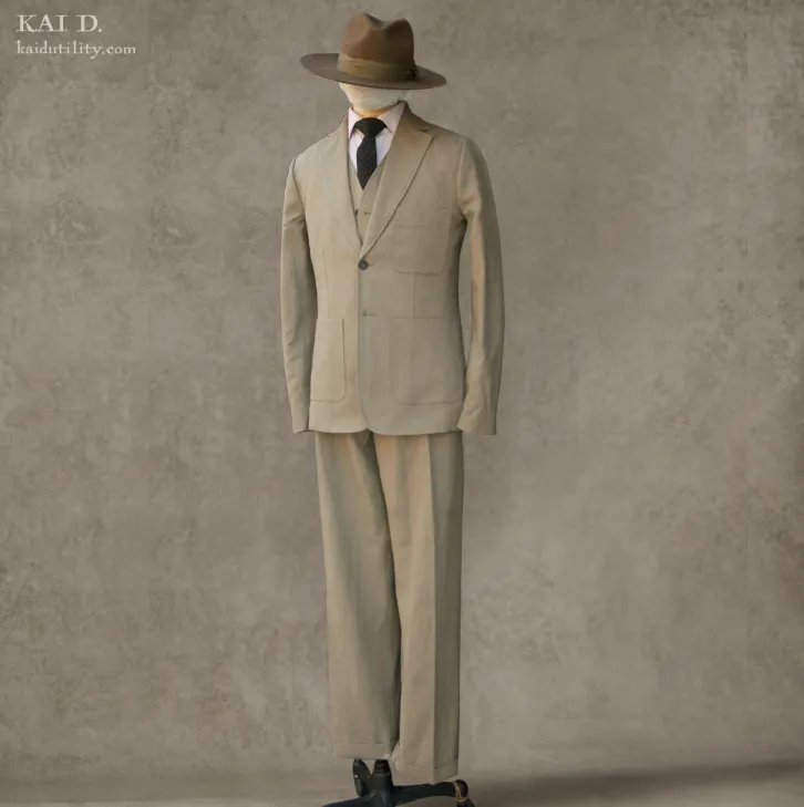 Chris Two Button Blazer - Bay Leaf - M, L
