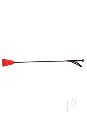 Fb Riding Crop Vegan Leather Red