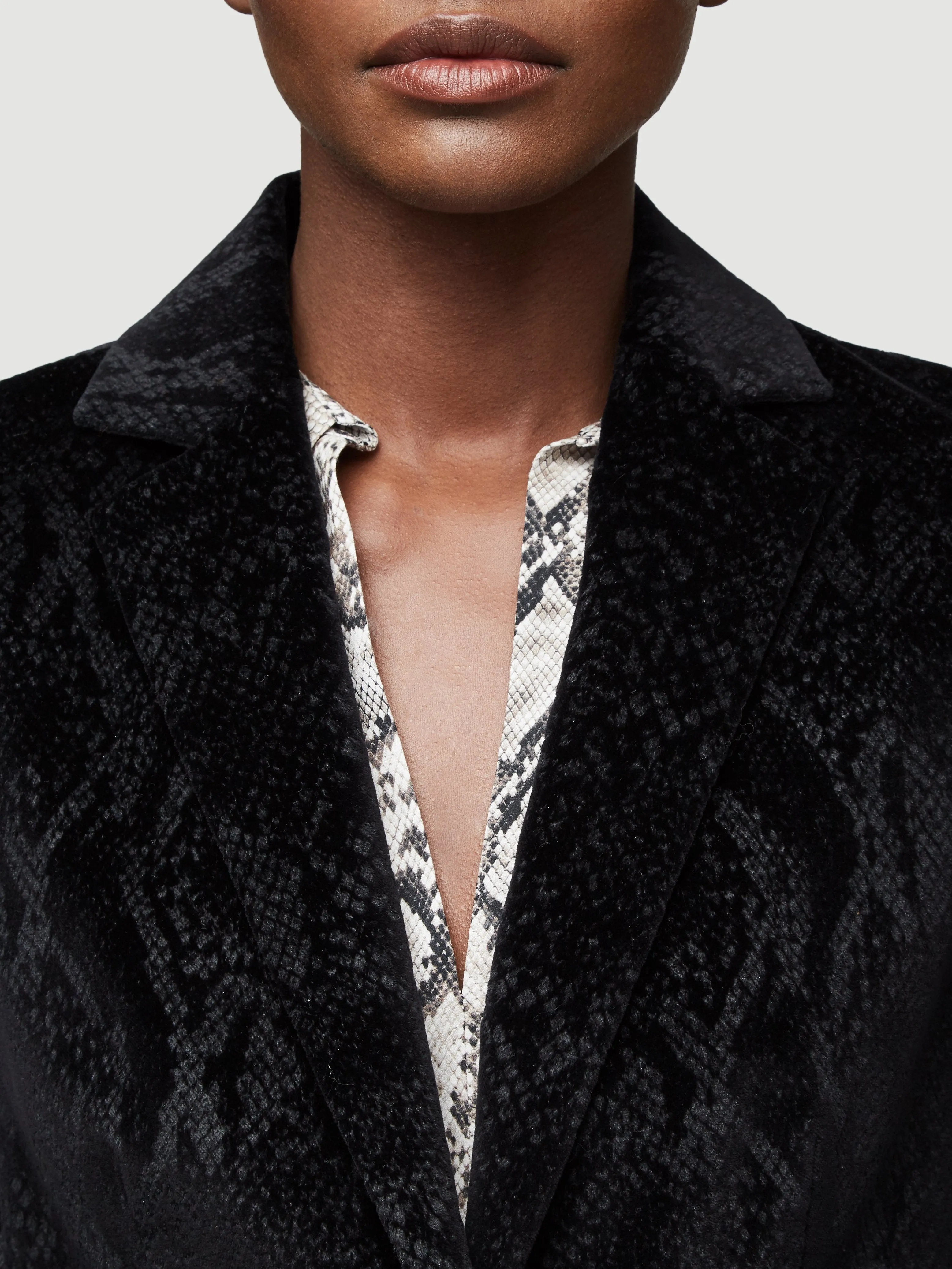 Frame - Classic Blazer in Noir Multi