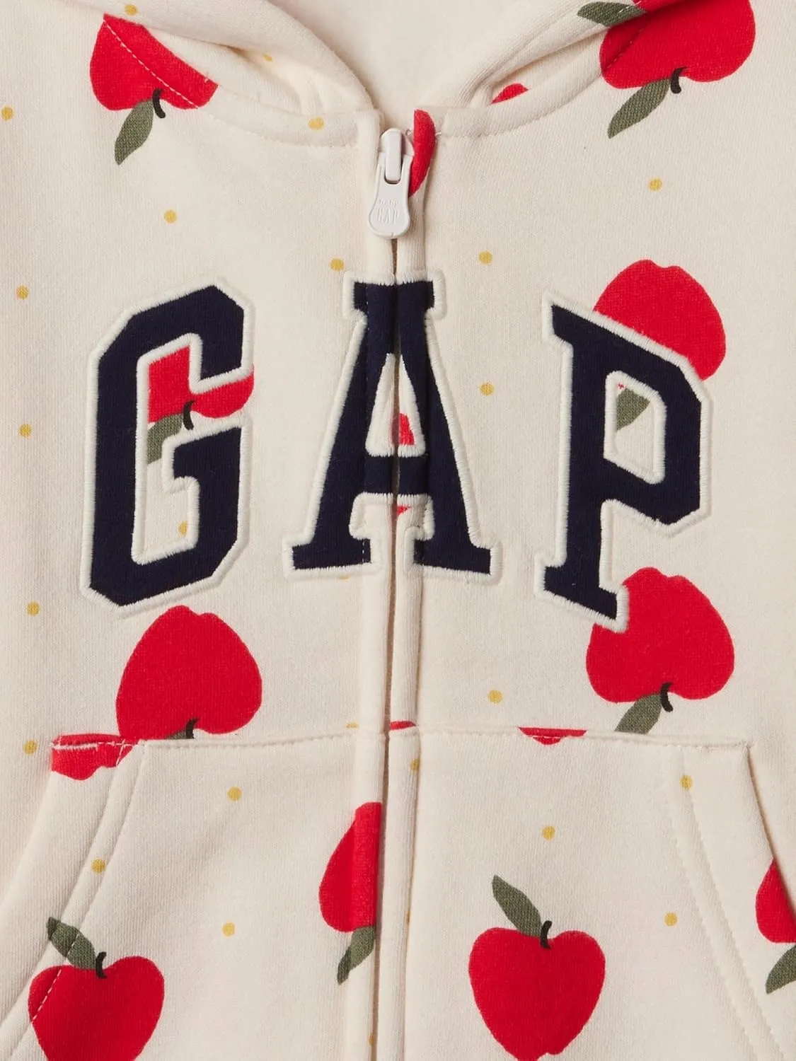 GAP Baby Girls Logo Full Zip Hoodie Hooded Sweatshirt