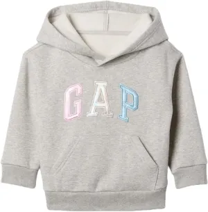 GAP Baby Girls' Playtime Favorites Logo Pullover Hoodie Hooded Sweatshirt