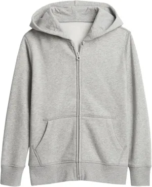 GAP Boys' Full Zip Hoodie Hooded Sweatshirt