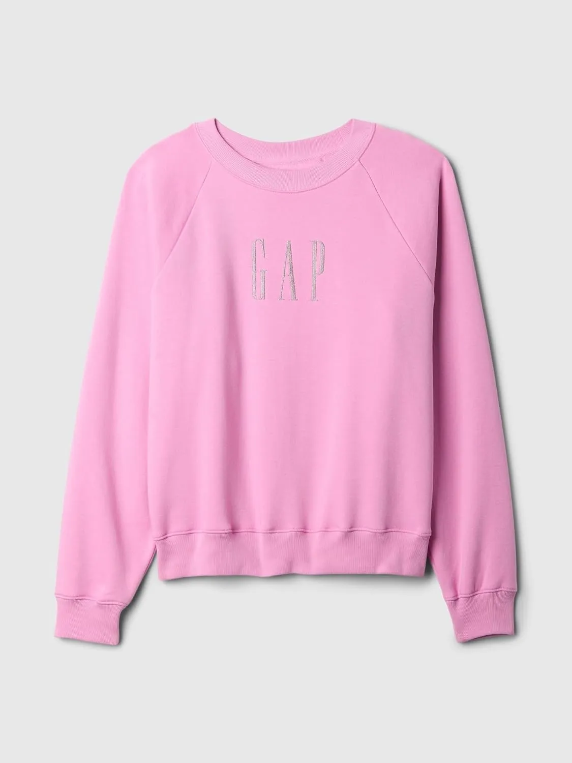 GAP Women's Logo Raglan Crewneck Sweatshirt