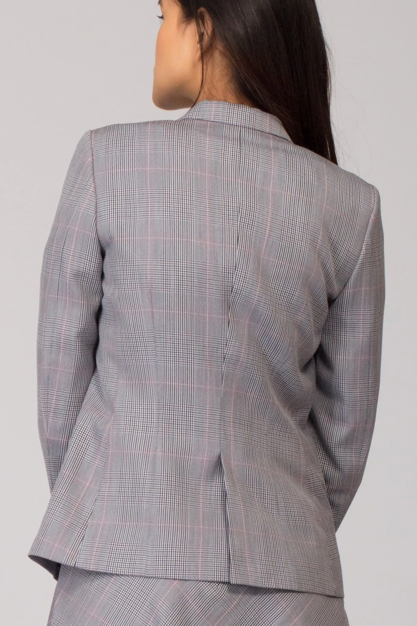 Glen Plaid Formal Blazer