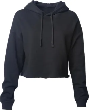 Global Blank Women's Crop Hoodie Long Sleeve Crop Top Sweatshirt with Hood for Women