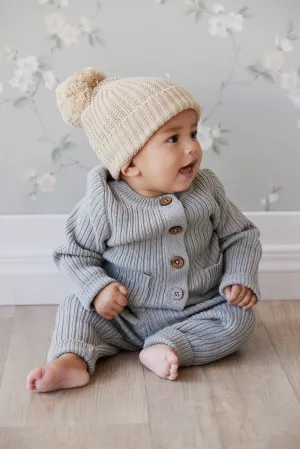 Jamie Kay | Jesse Knitted Cardigan - Slate