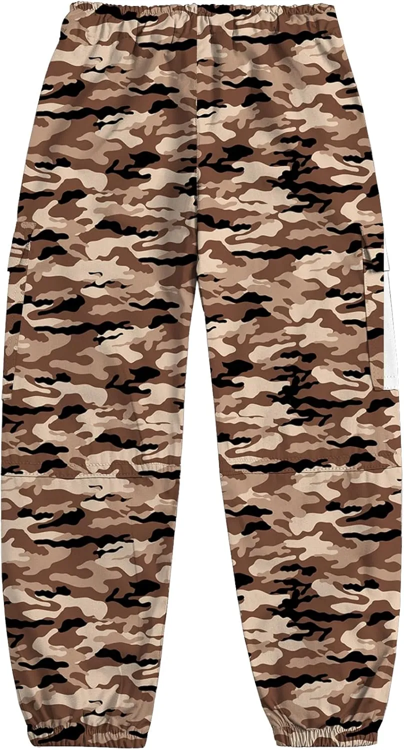 SANGTREE Boy's & Men's Cargo Jogger Pants, 3 Years - Men XXL