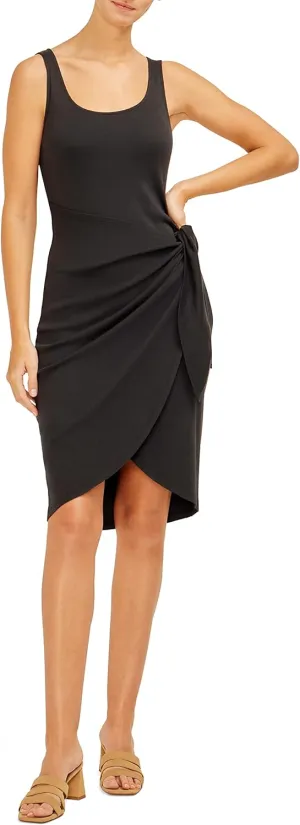 Three Dots Women's Wrap Skirt Dress