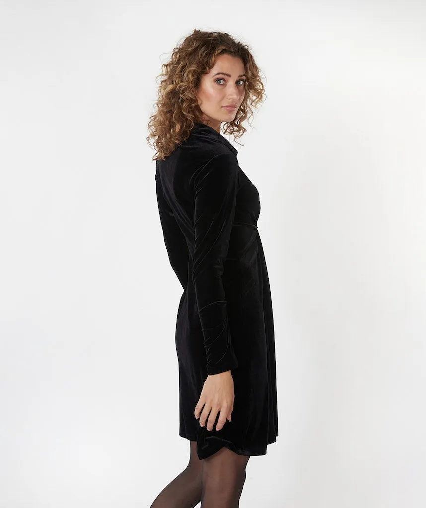 Wrap Dress Velours